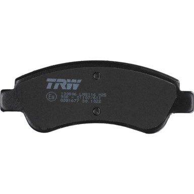 TRW Bremsbelagsatz, Scheibenbremse COTEC GDB1677