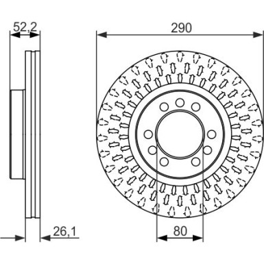 BOSCH | Bremsscheibe | 0 986 479 626