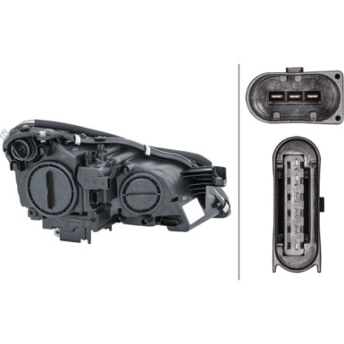 Hella 2 x HELLA Hauptscheinwerfer 1EL 008 821-011