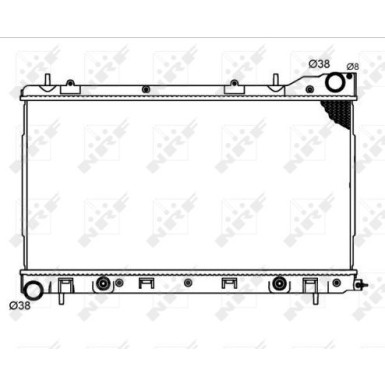 53711 Kühler, Motorkühlung EASY FIT