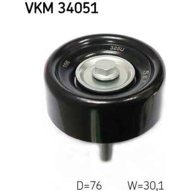VKM 34051 Umlenk-/Führungsrolle, Keilrippenriemen VKM 34051 Umlenk-/Führungsrolle, Keilrippenriemen