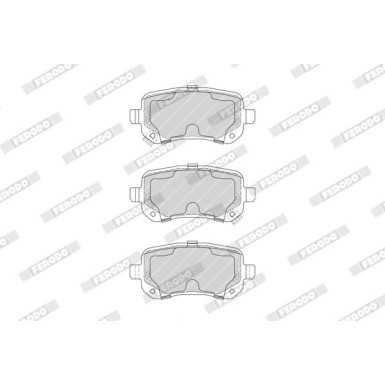 Ferodo | Bremsbelagsatz, Scheibenbremse | FDB4196