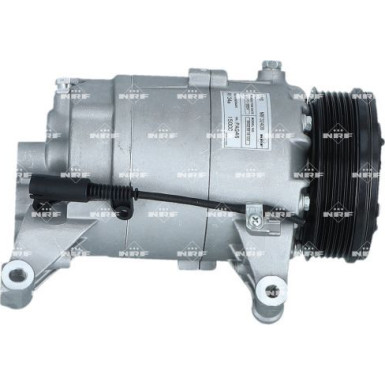 NRF EASY FIT 32409 Klimakompressor für MINI Schrägheck, Cabrio CVC, 12V, PAG 46, mit PAG-Kompressoröl, mit Dichtring