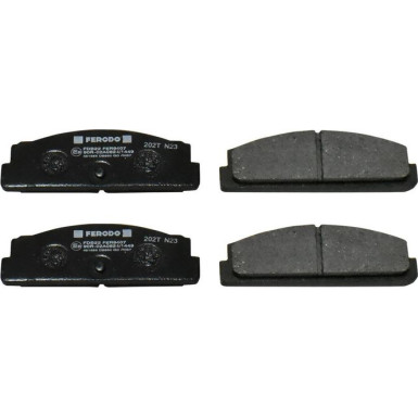 Ferodo Bremsbelagsatz, Scheibenbremse PREMIER ECO FRICTION FDB22