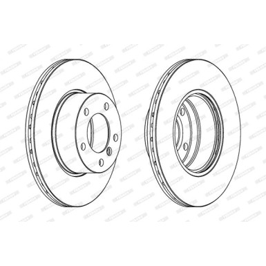 Ferodo | Bremsscheibe | DDF834C Ferodo | Bremsscheibe | DDF834C