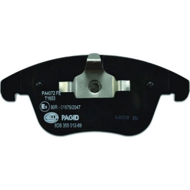 Hella Pagid | Bremsbelagsatz, Scheibenbremse | 8DB 355 012-891