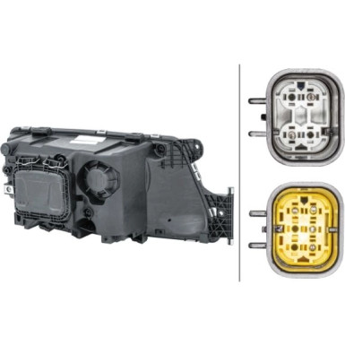 Hella 2 x HELLA Hauptscheinwerfer 1EH 354 987-011