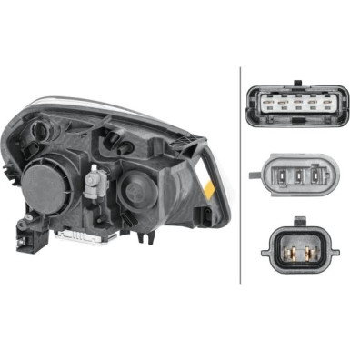 Hella 2 x HELLA Hauptscheinwerfer 1EF 238 042-111