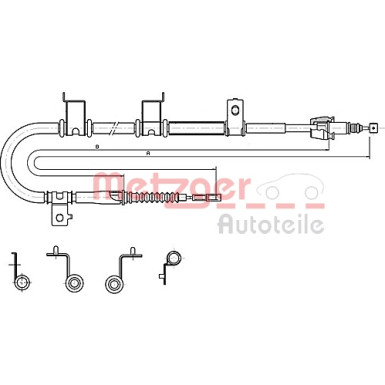 17.2576 Seilzug, Feststellbremse