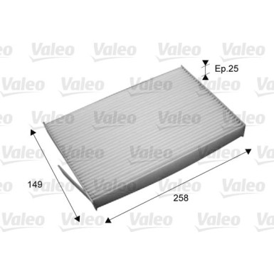 Valeo | Filter, Innenraumluft | 715709