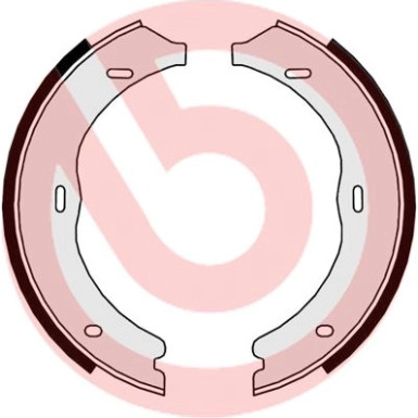 Brembo Bremsbackensatz, Feststellbremse ESSENTIAL LINE S 50 524 Brembo Bremsbackensatz, Feststellbremse ESSENTIAL LINE S 50 524