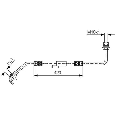 BOSCH | Bremsschlauch | 1 987 476 511