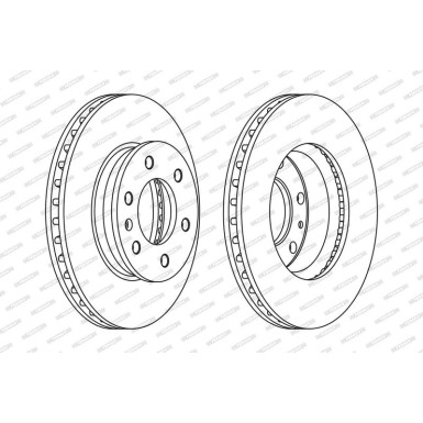 Ferodo | Bremsscheibe | FCR310A