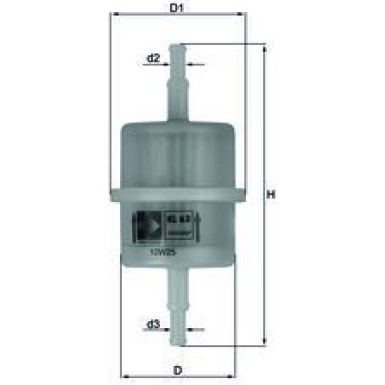 KL 63 OF Kraftstofffilter