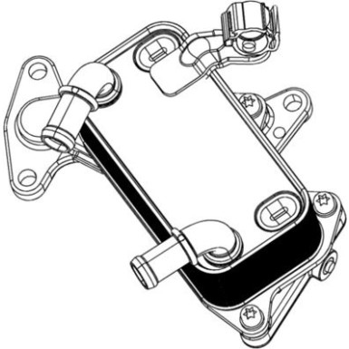 Mahle | Ölkühler, Automatikgetriebe | CLC 25 000P