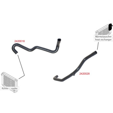 2420018 Kühlerschlauch