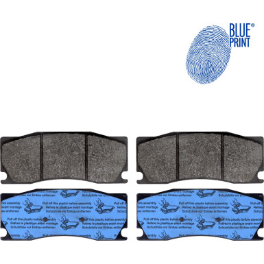 Blue Print | Bremsbelagsatz, Scheibenbremse | ADJ134243