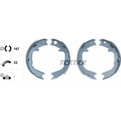 91062900 Bremsbackensatz, Feststellbremse