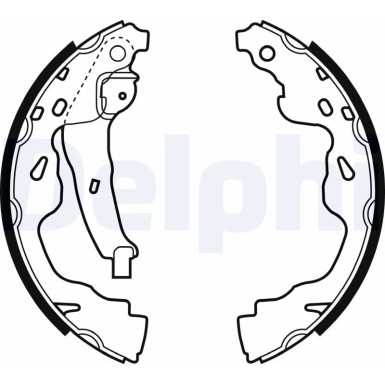 LS1961 Bremsbackensatz