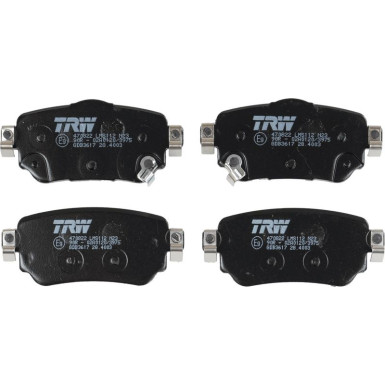 GDB3617 Bremsbelagsatz, Scheibenbremse