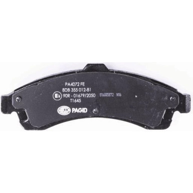 Hella Pagid | Bremsbelagsatz, Scheibenbremse | 8DB 355 012-811