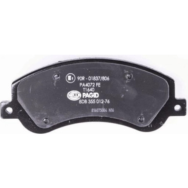 Hella Pagid | Bremsbelagsatz, Scheibenbremse | 8DB 355 012-761