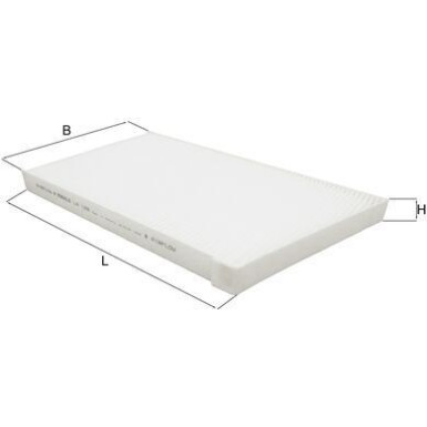 LA 129 Filter, Innenraumluft