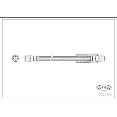 Corteco | Bremsschlauch | 19020460