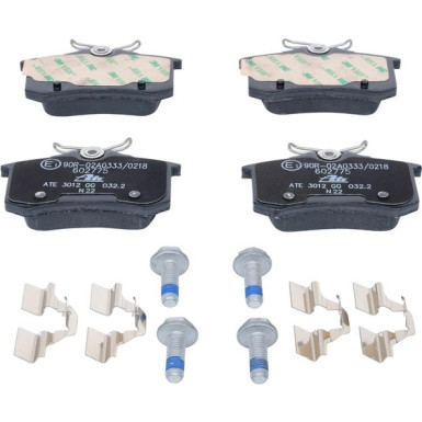 ATE | Bremsensatz, Scheibenbremse | 24.0109-0171.2 + 13.0460-2775.2