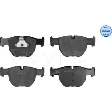 025 233 9719 Bremsbelagsatz, Scheibenbremse MEYLE-ORIGINAL: True to OE.