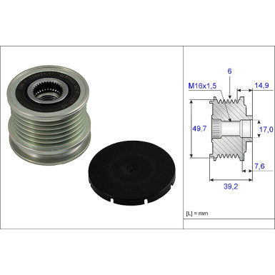 535 0015 10 Generatorfreilauf
