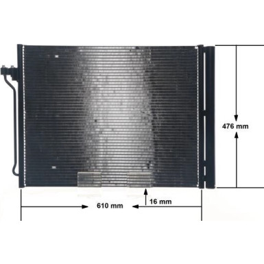 AC 463 000S Kondensator, Klimaanlage BEHR