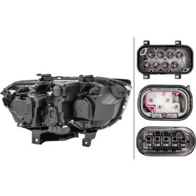 Hella 2 x HELLA Hauptscheinwerfer 1EL 158 083-011