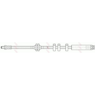 TRW | Bremsschlauch | PHB450