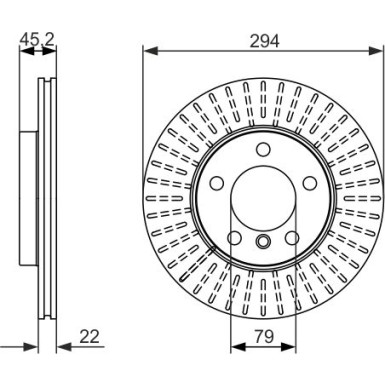 0 986 479 725 Bremsscheibe
