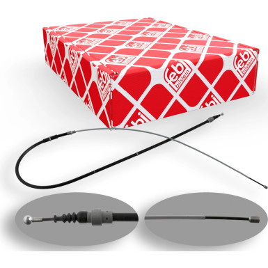 FEBI BILSTEIN 48308 Seilzug, Feststellbremse FEBI BILSTEIN 48308 Seilzug, Feststellbremse