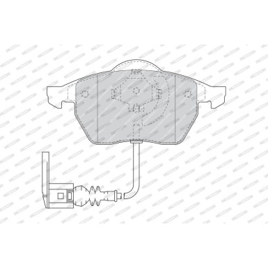 Ferodo Bremsbelagsatz, Scheibenbremse PREMIER ECO FRICTION FDB1463