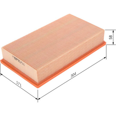 BOSCH 1 457 433 701 Luftfilter