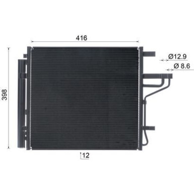 Mahle | Kondensator, Klimaanlage | AC 1069 000S