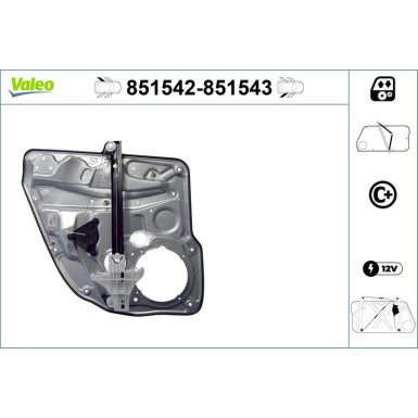 Valeo | Fensterheber | 851542 Valeo | Fensterheber | 851542