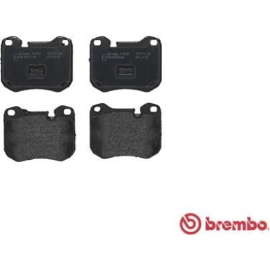 Brembo | Bremsbelagsatz, Scheibenbremse | P 65 002