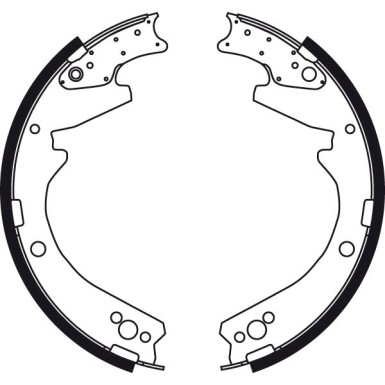 GS8703 Bremsbackensatz GS8703 Bremsbackensatz