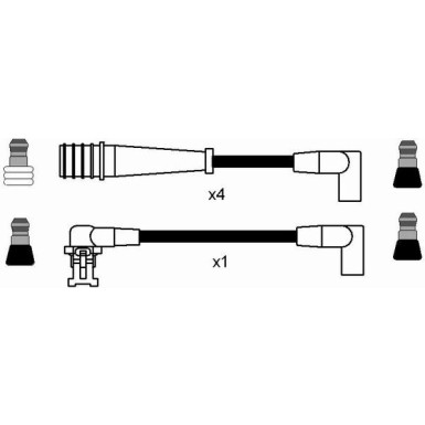 7151 Zündleitungssatz