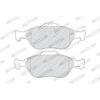 Ferodo | Bremsbelagsatz, Scheibenbremse | FDB1394