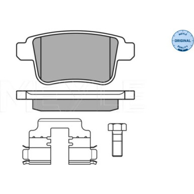 025 246 9216 Bremsbelagsatz, Scheibenbremse MEYLE-ORIGINAL: True to OE.