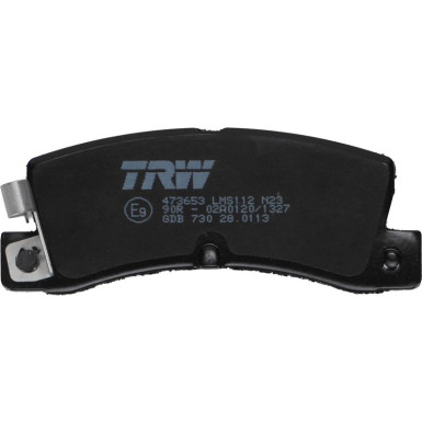 TRW Bremsbelagsatz, Scheibenbremse GDB730