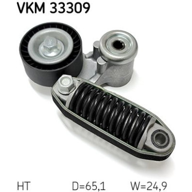 SKF | Spannrolle, Keilrippenriemen | VKM 33309
