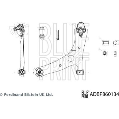 Blue Print | Lenker, Radaufhängung | ADBP860134