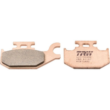 TRW | Bremsbelagsatz, Scheibenbremse | MCB724SI