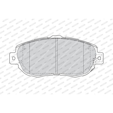 Ferodo Bremsbelagsatz, Scheibenbremse PREMIER FDB1564